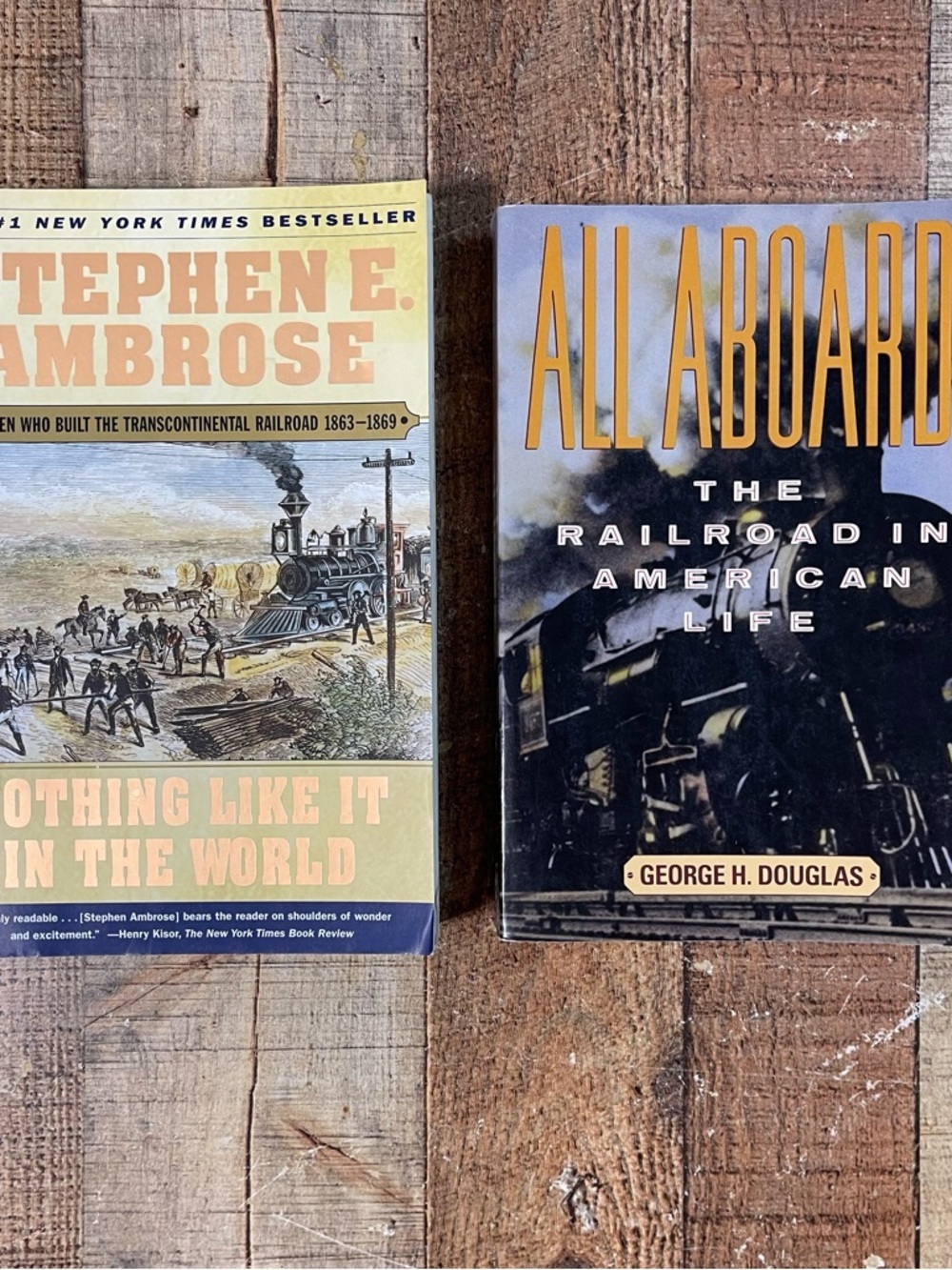 Railroad History Book Set Trains Nothing Like It In The World Railway Nonfiction
